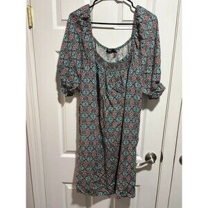 Women’s Plus Size Dress By Cure 3X Sheath Multicolor NWT